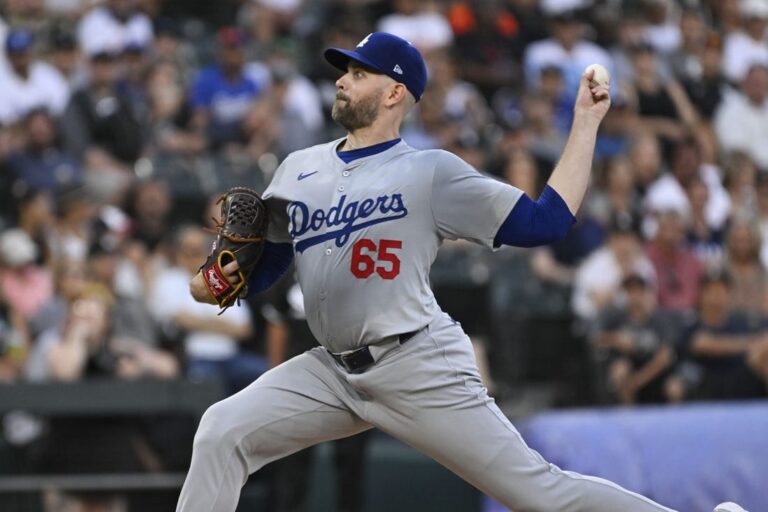 Five Dodgers pitchers put together shutout of White Sox
