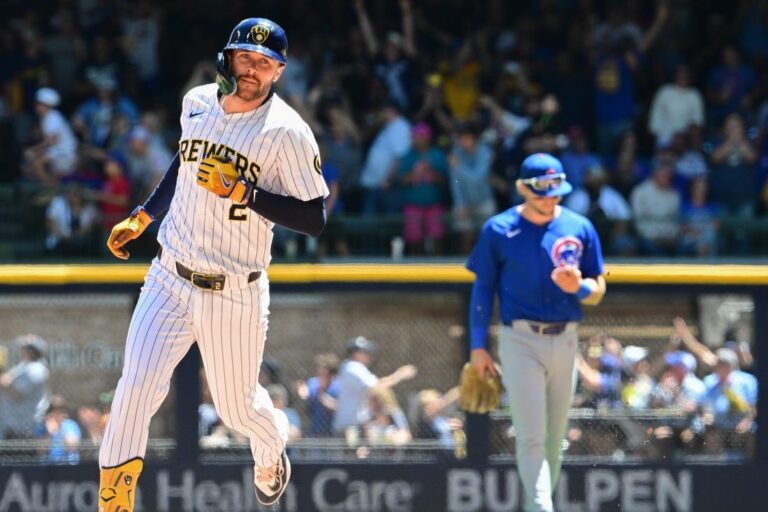Brewers belt another grand slam, coast past Cubs