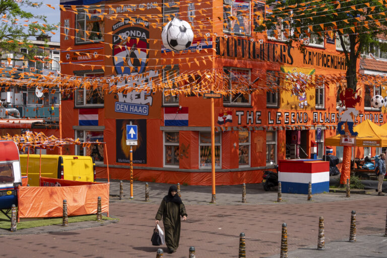 APTOPIX Euro 2024 Soccer Netherlands Orange Street