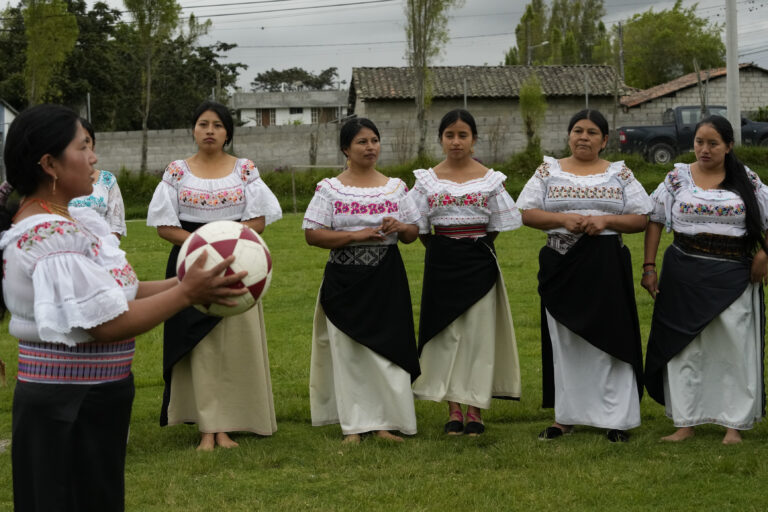 Ecuador Handball Indigenous Women