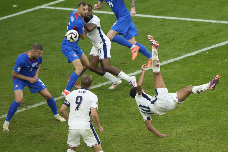 APTOPIX Euro 2024 Soccer England Slovakia
