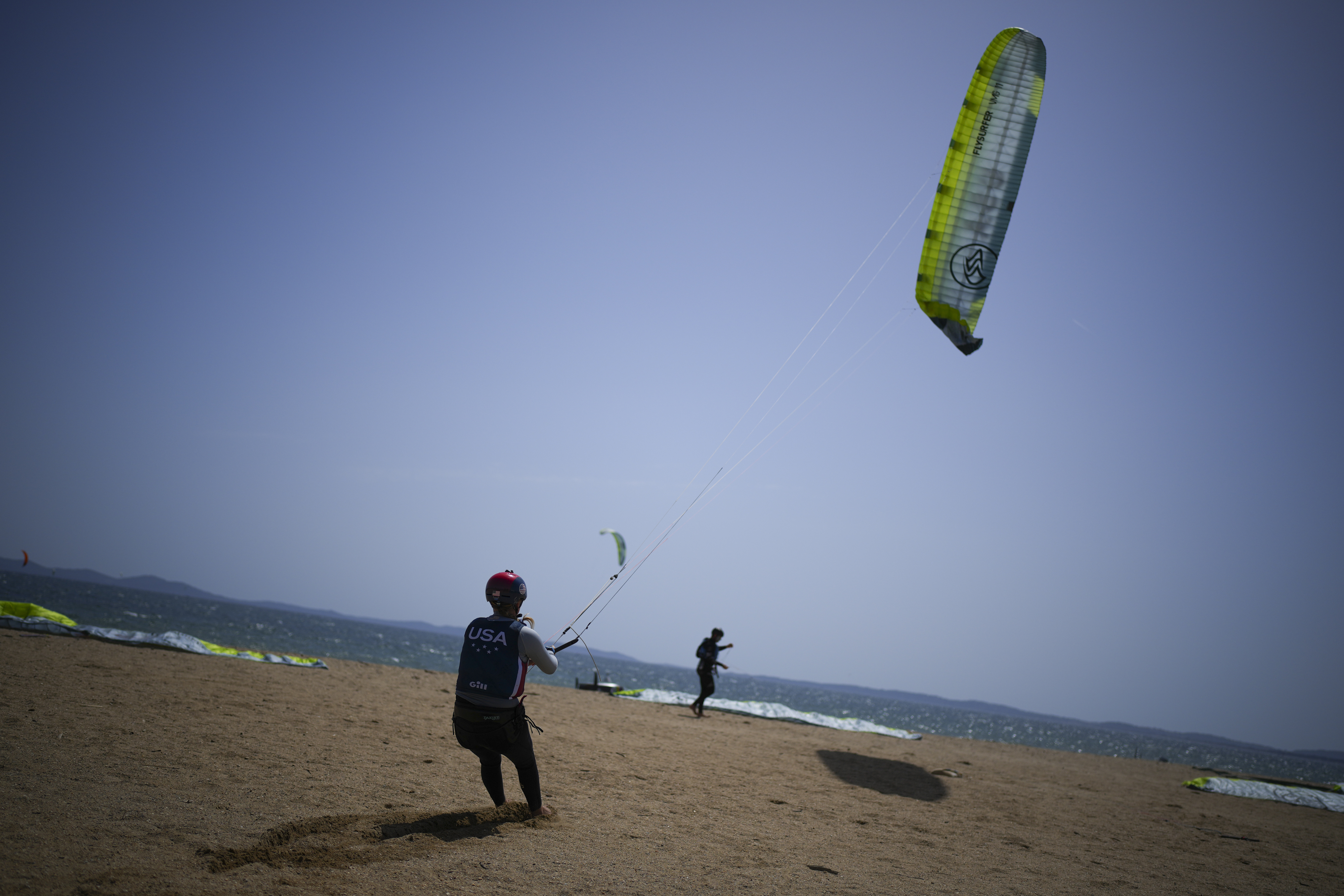 kitesurfing