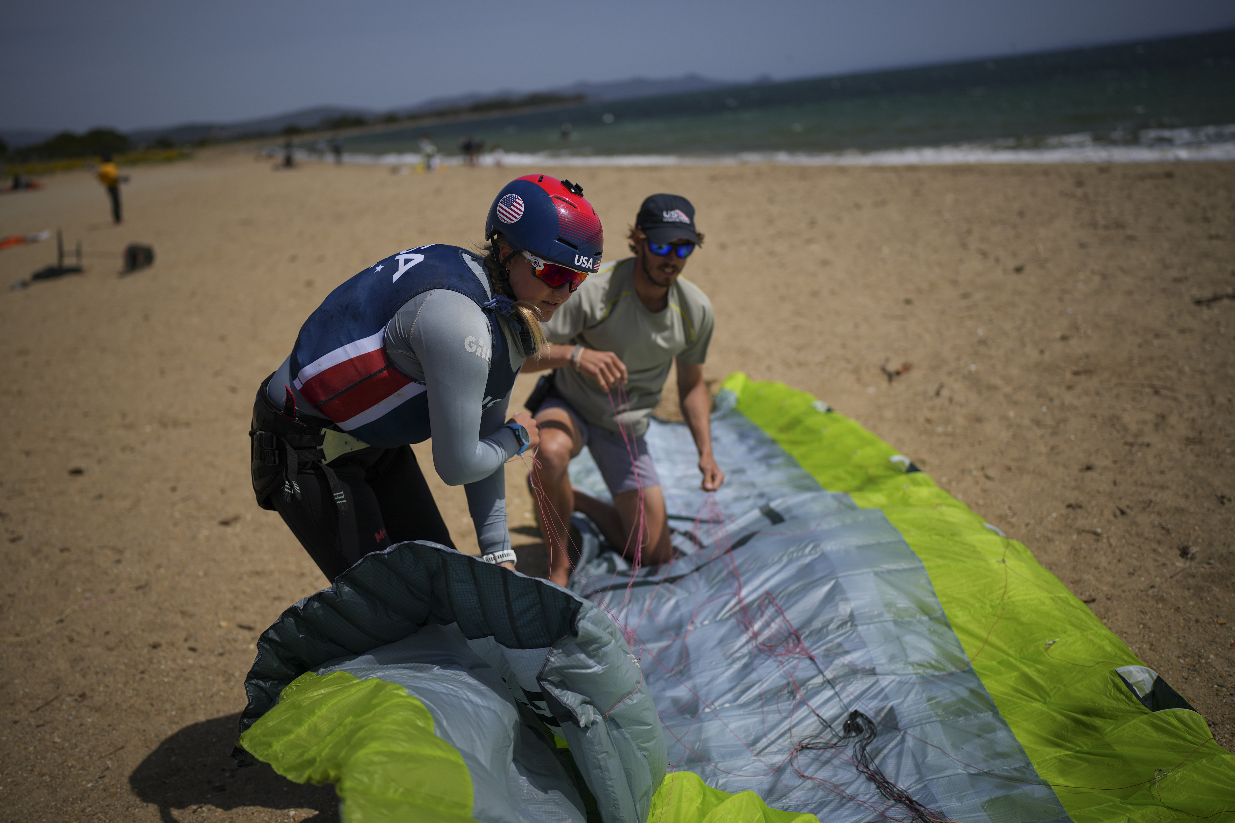 kitesurfing