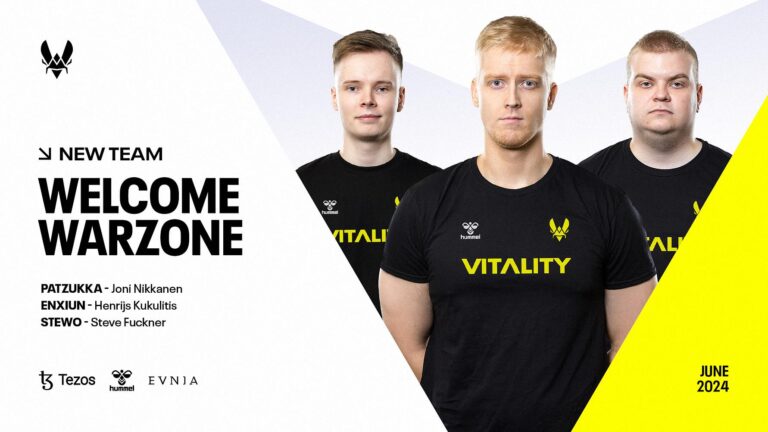 Team Vitality add Warzone roster ahead of Esports World Cup