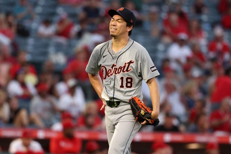 Tigers sending unperforming RHP Kenta Maeda to bullpen
