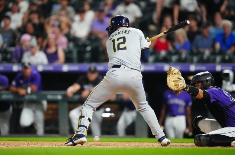 Skid in Denver over, Brewers look for another win over Rockies
