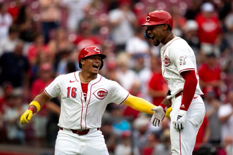 Rookie Rece Hinds homers as Reds power past Rockies