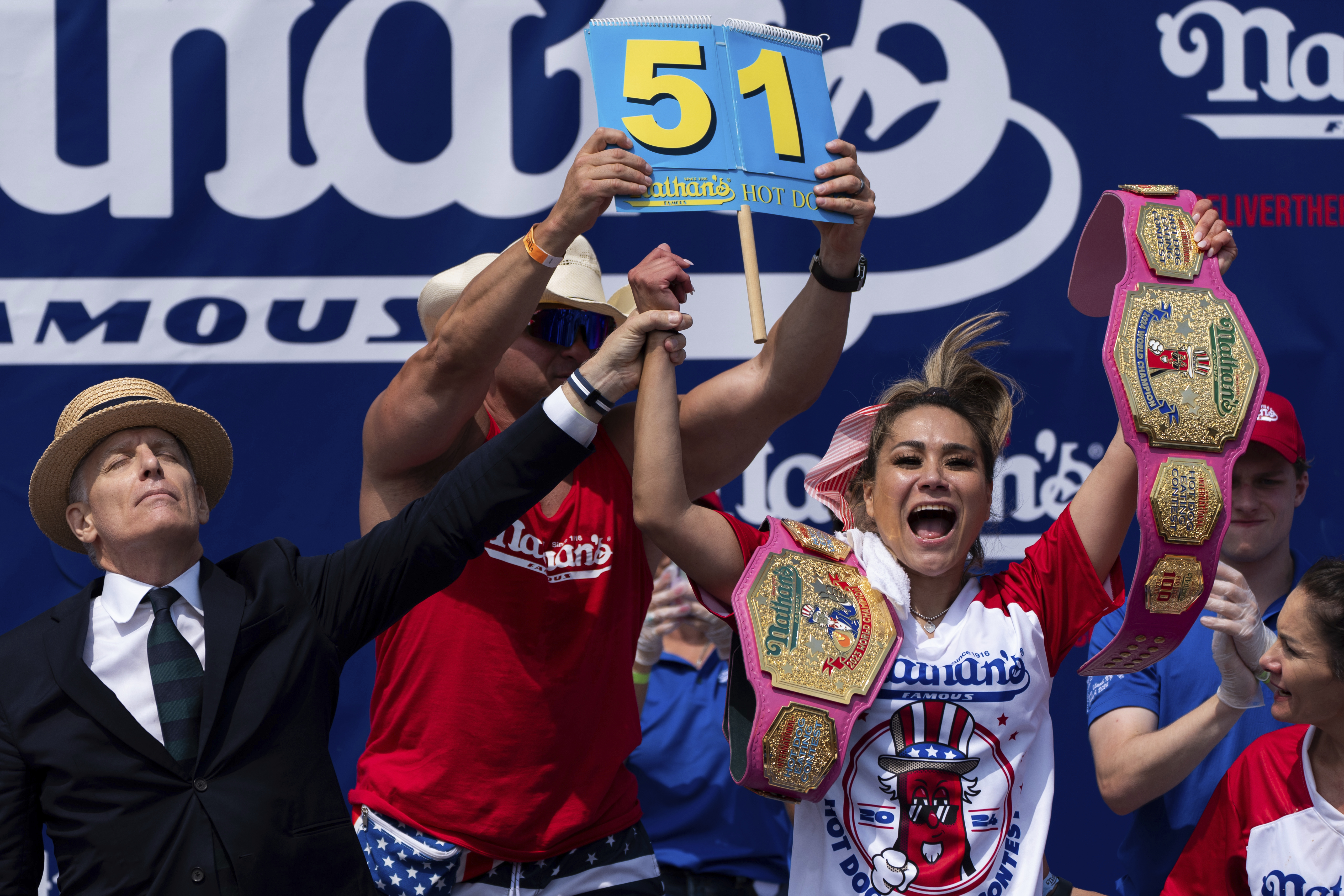 Nathan's hot dog eating contest