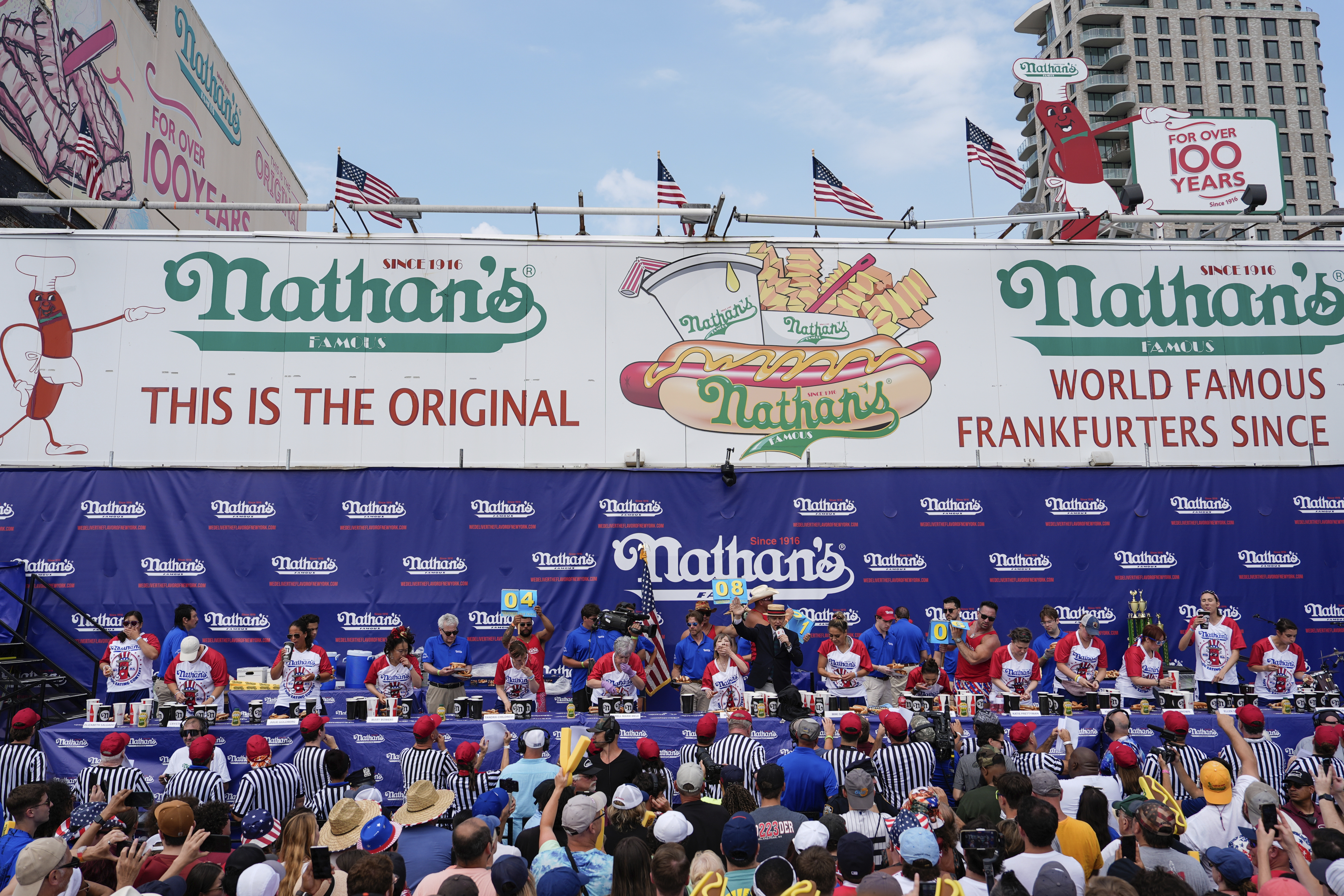 Nathan's hot dog eating contest