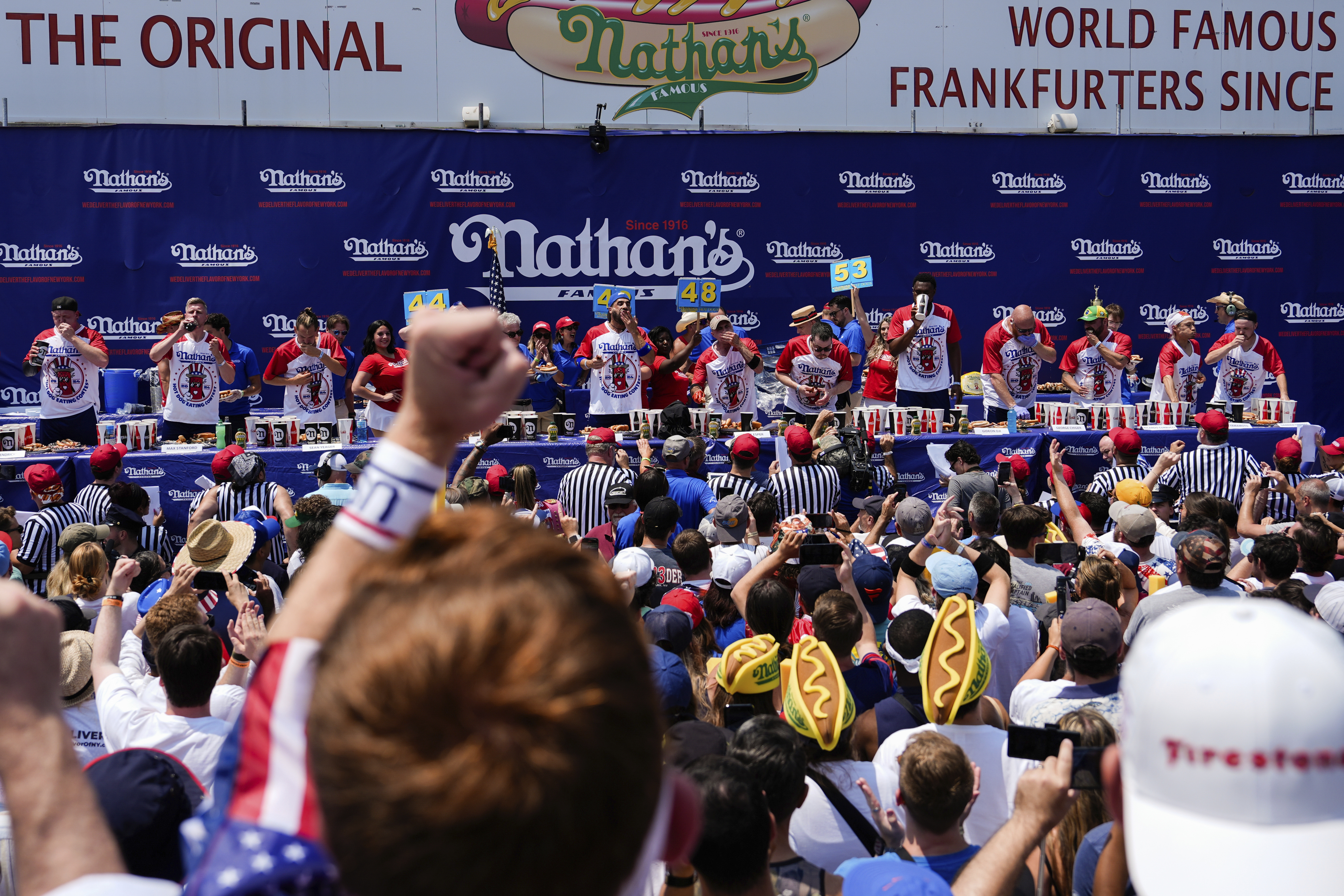 Nathan's hot dog eating contest