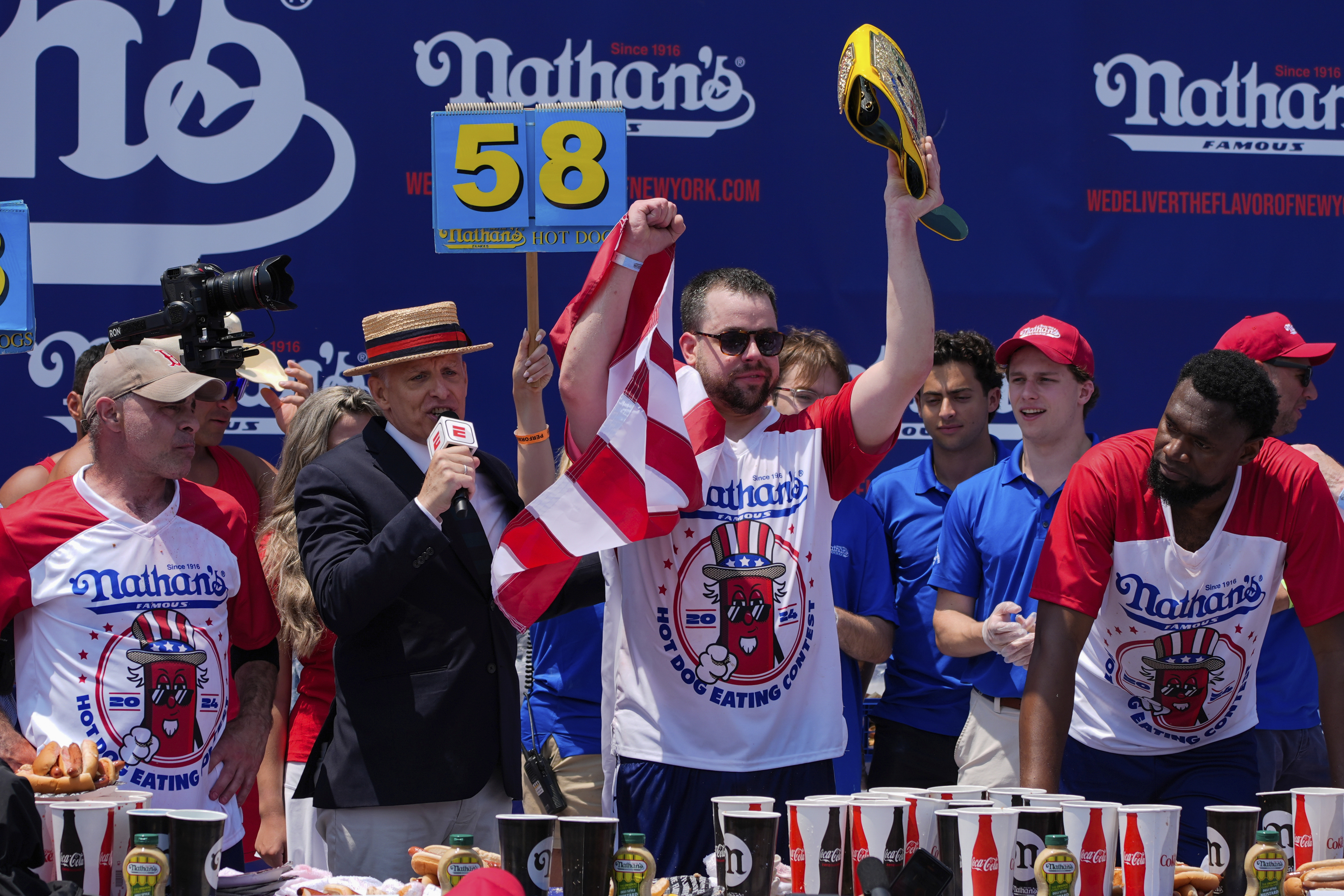 Nathan's hot dog eating contest