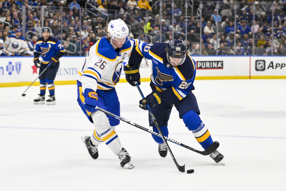 Sabres knock off Blues for third straight win