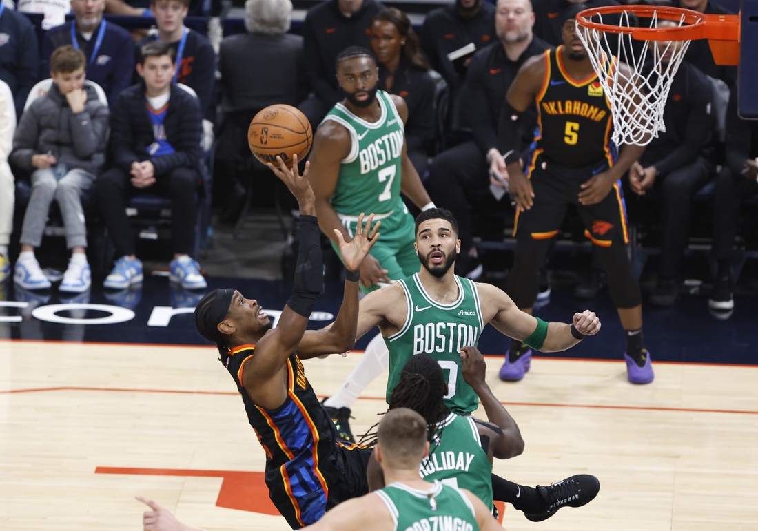 Shai Gilgeous-Alexander, Thunder rally past Celtics for 15th straight win