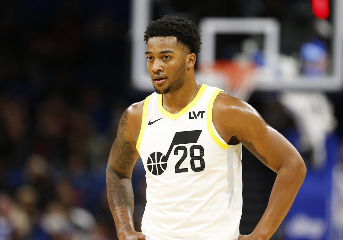 Jazz, red-hot Brice Sensabaugh welcome in banged-up Hawks