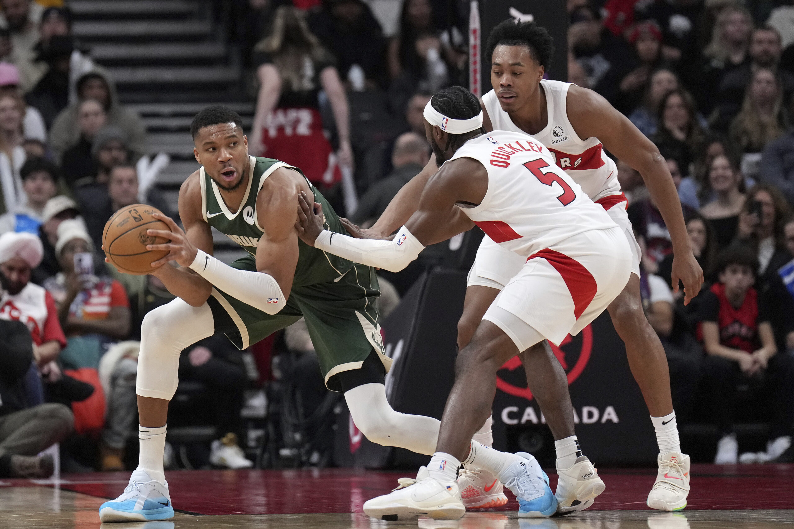 Bucks Raptors Basketball